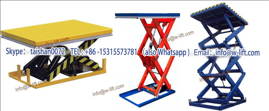 Stationary scissor mini lifting table platform