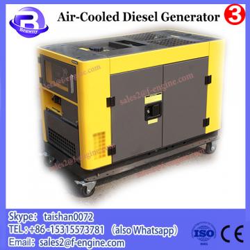 6kw 3phase&amp;4wires air cooled silent type diesel silent generator