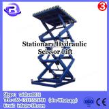 Large capacity hydraulic forklift stationary scissor dock lift