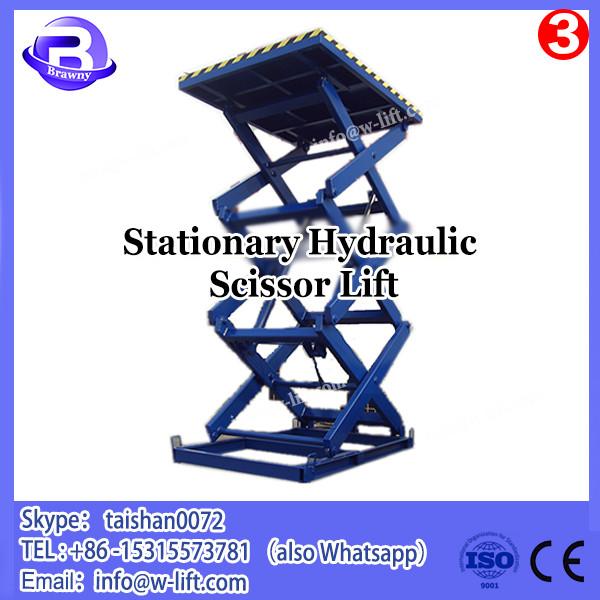 7LSJG SevenLift manual electric hydraulic hand scissors workshop cargo residential open platform lift #1 image