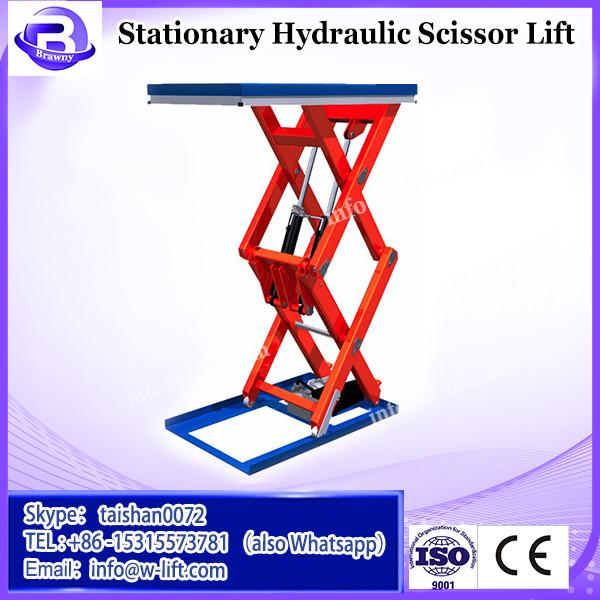 7LSJG SevenLift manual electric hydraulic hand scissors workshop cargo residential open platform lift #3 image